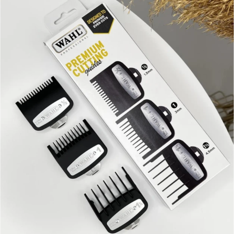 Набор насадок Wahl Premium 3 Pack 1,5, 3, 4,5 мм 03354-5001