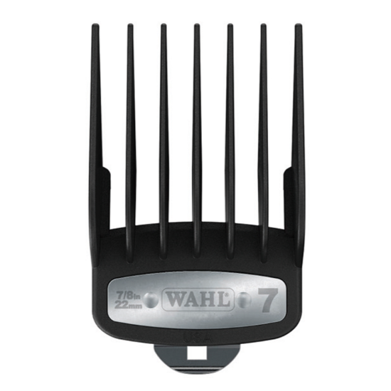 Насадка Wahl Premium Cutting Guides Black