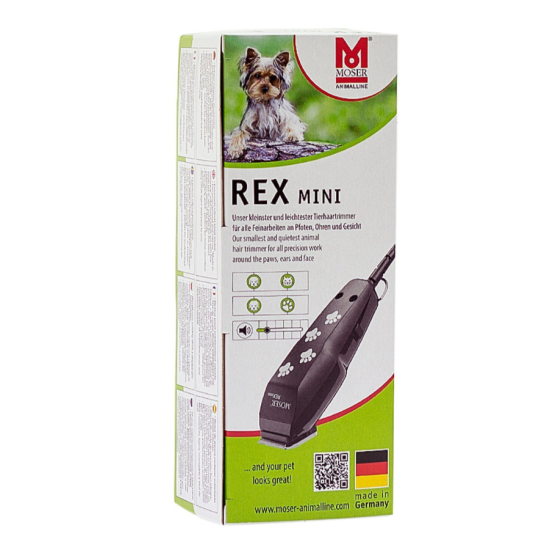 Триммер для стрижки животных Rex Mini 1411-0063 MOSER 