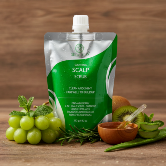 Скраб‑шампунь для волос Soothing Scalp Scrub Xiaomoxuan 250 мл 