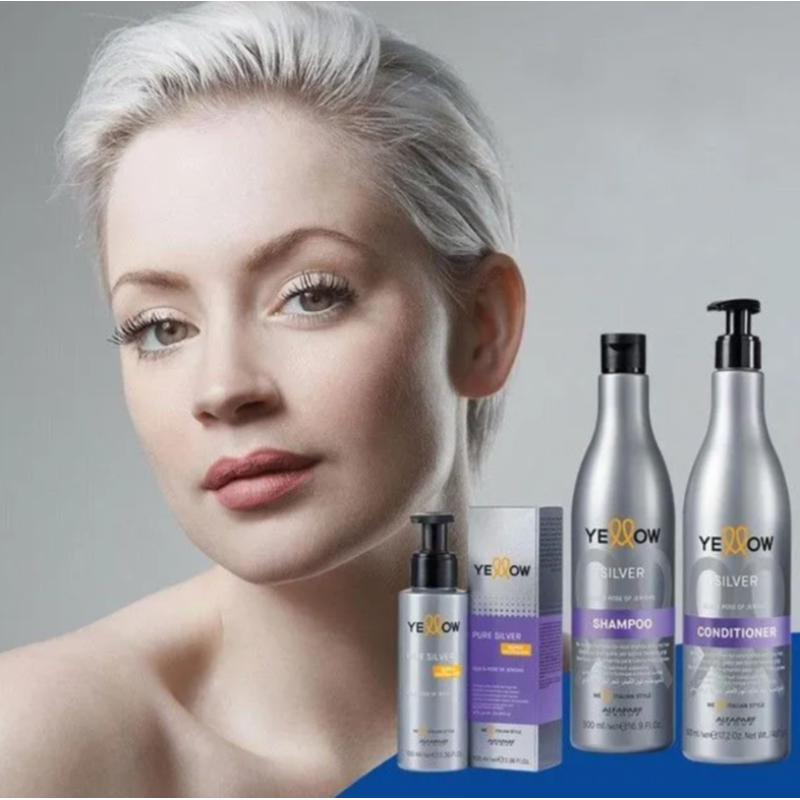 Кондиціонер від жовтизни для світлого та сивого волосся Silver Conditioner Yellow 500 мл