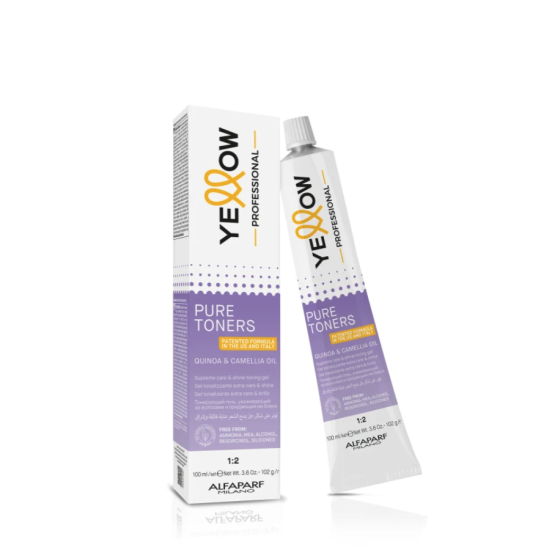 Крем-фарба для волосся безаміачна напівперманентна Pure Toner Yellow