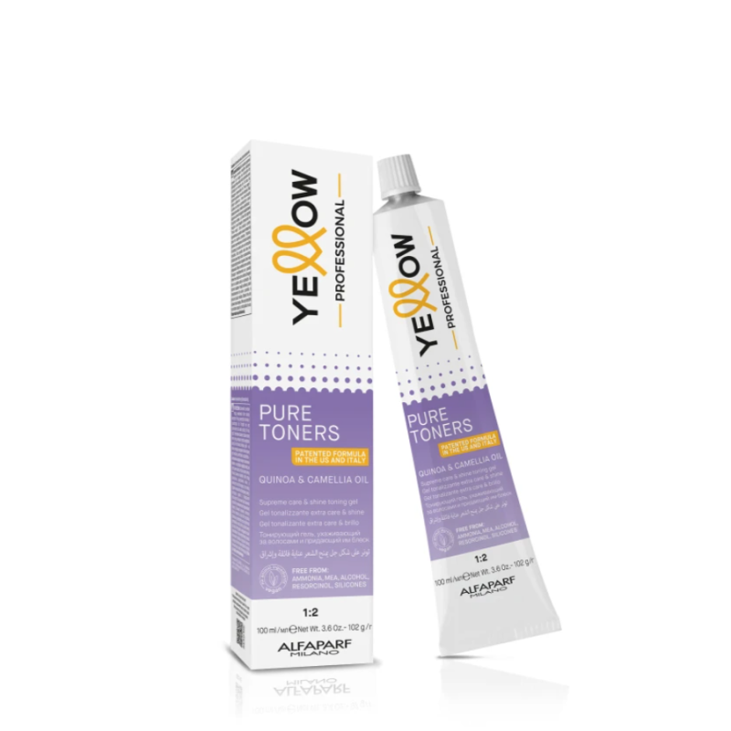 Крем-краска для волос безаммиачная полуперманентная Pure Toner Yellow 