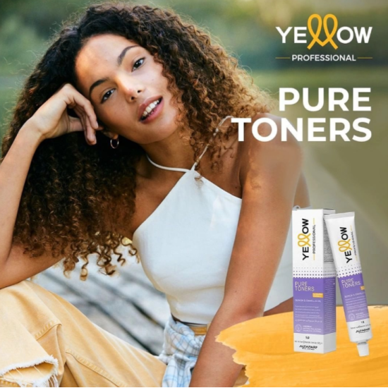 Крем-краска для волос безаммиачная полуперманентная Pure Toner Yellow 