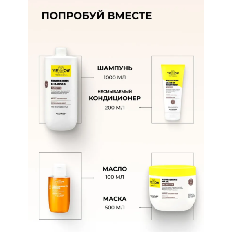 Олія для сухого волосся Nourishing Oil Yellow 100 мл