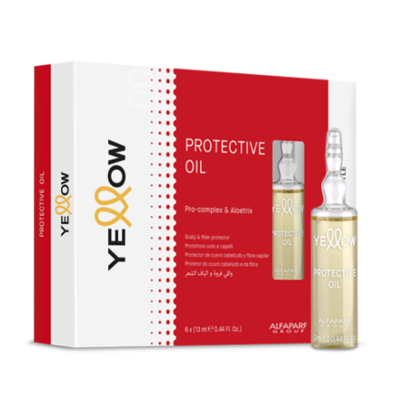 Масло для защиты волос и кожи головы во время окрашивания Protective Oil Yellow 6x13 мл