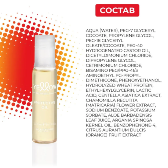 Масло для защиты волос и кожи головы во время окрашивания Protective Oil Yellow 6x13 мл