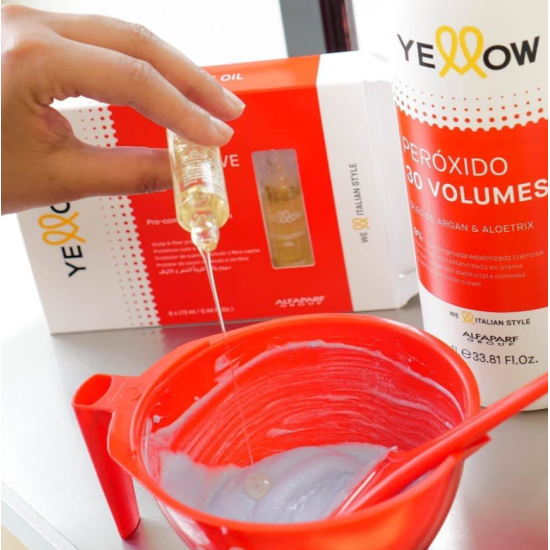 Масло для защиты волос и кожи головы во время окрашивания Protective Oil Yellow 6x13 мл