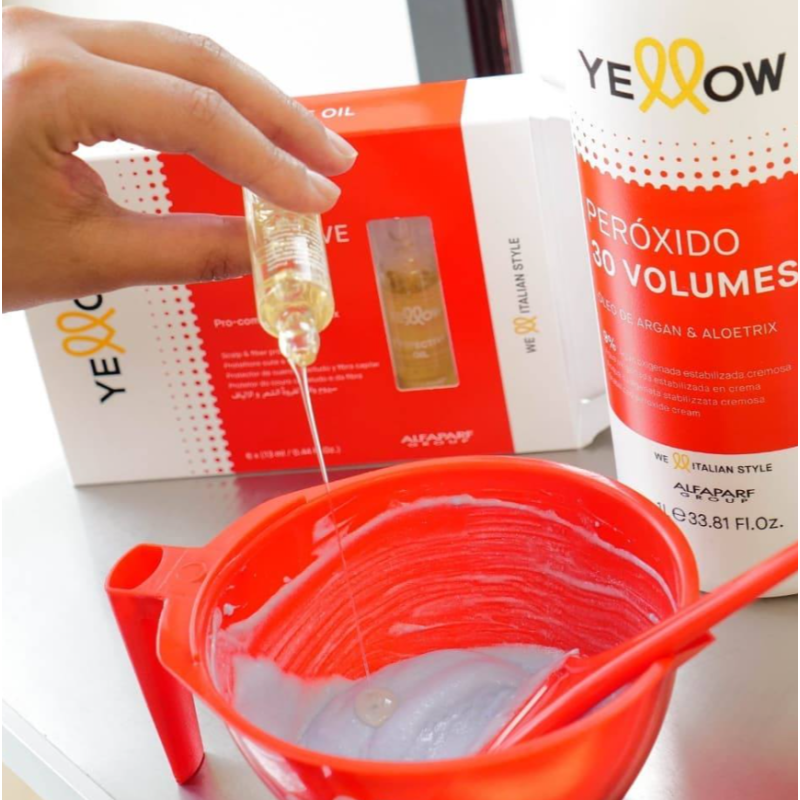 Масло для защиты волос и кожи головы во время окрашивания Protective Oil Yellow 6x13 мл Масло для защиты волос и кожи головы во время окрашивания Protective Oil Yellow 6x13 мл