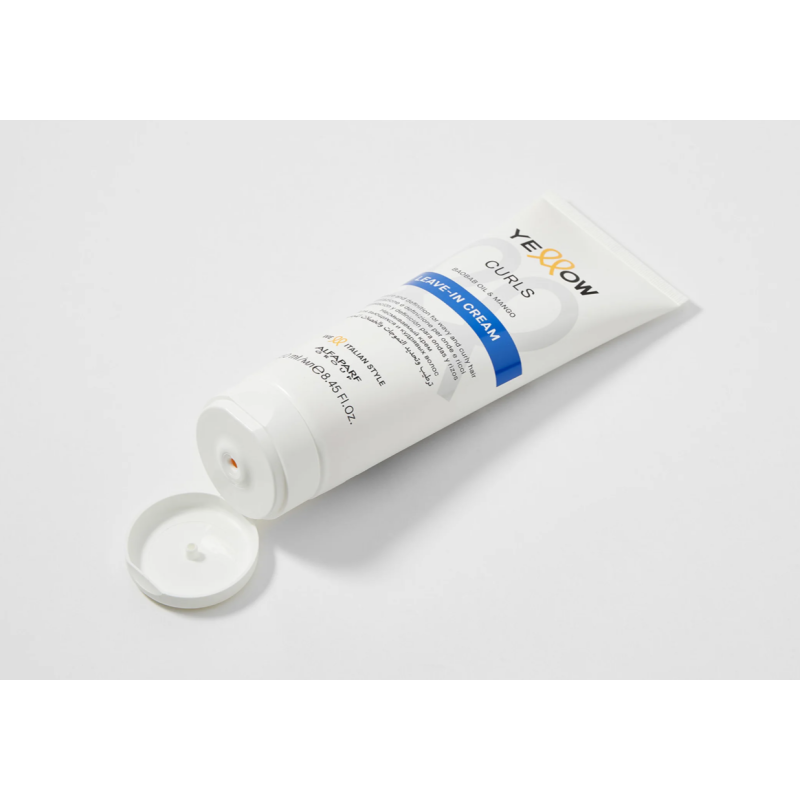 Незмивний крем для кучерявого волосся Curls Leave-In Cream Yellow 250 мл Незмивний крем для кучерявого волосся Curls Leave-In Cream Yellow 250 мл