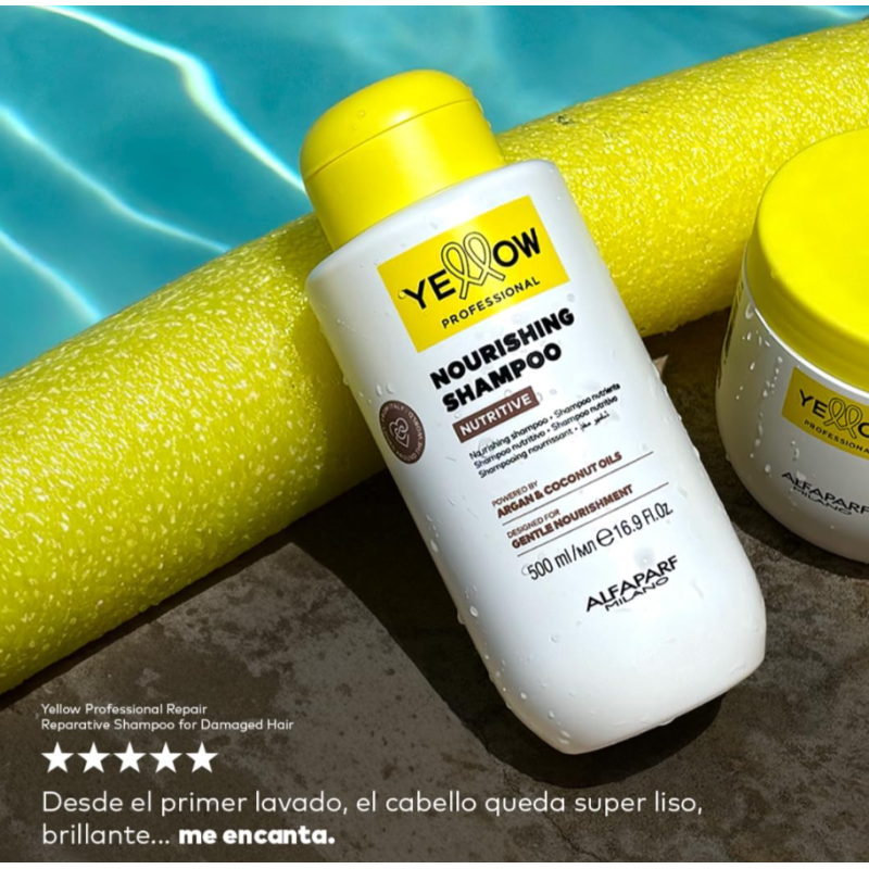 Шампунь для живлення та зволоження сухого волосся Shampoo Nourishing Yellow Шампунь для живлення та зволоження сухого волосся Shampoo Nourishing Yellow
