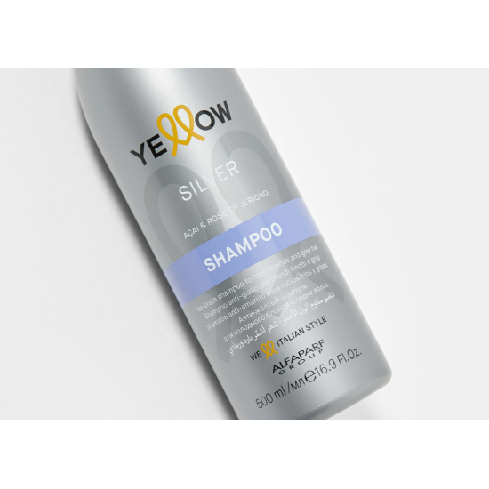 Шампунь від жовтизни для світлого та сивого волосся Silver Shampoo Yellow 500 мл