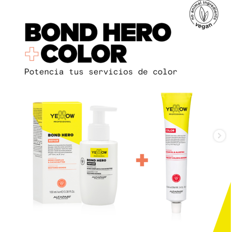 Засіб для відновлення структури волосся Bond Hero Repair Yellow 100 мл