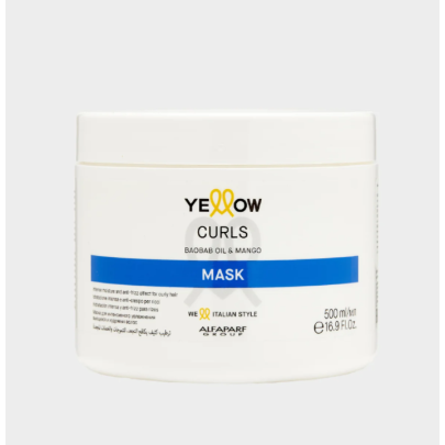Зволожуюча маска для кучерявого волосся Curls Mask Yellow 500 мл