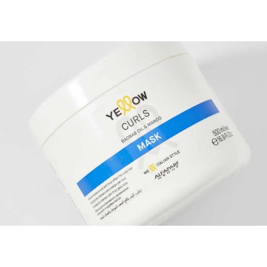 Зволожуюча маска для кучерявого волосся Curls Mask Yellow 500 мл