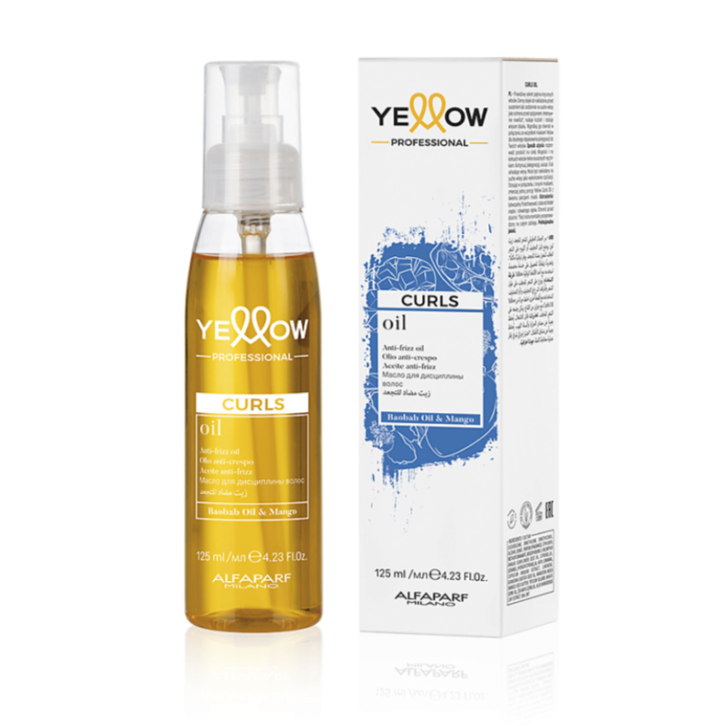 Зволожуюча олія-бустер для кучерявого волосся Curls Oil Yellow 125 мл