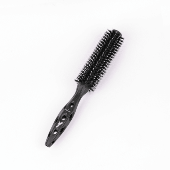 Круглый браш черный Carbon Tiger Brush Y.S.Park Professional 