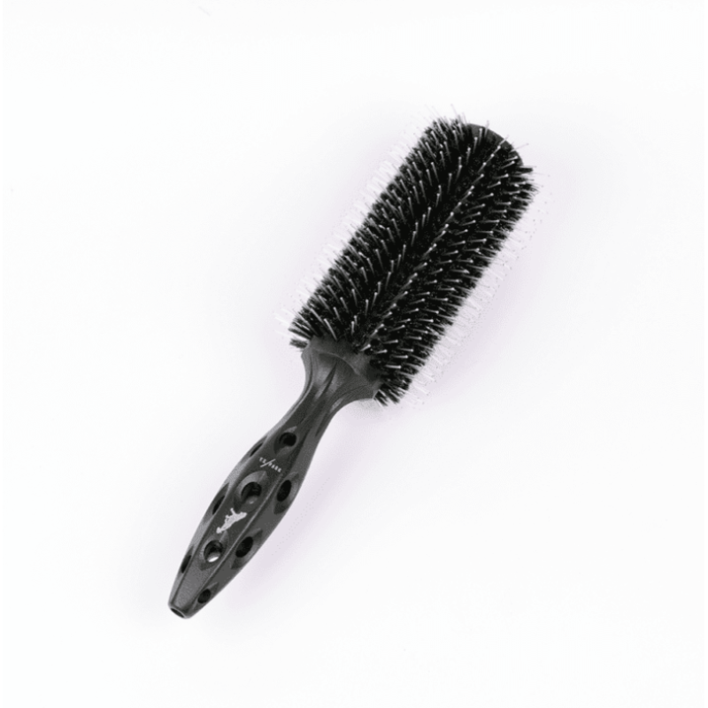 Круглый браш черный Carbon Tiger Brush Y.S.Park Professional 