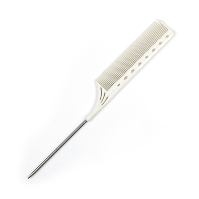 Профессиональная расческа YS-182 Tail Comb White Y.S.Park Professional 
