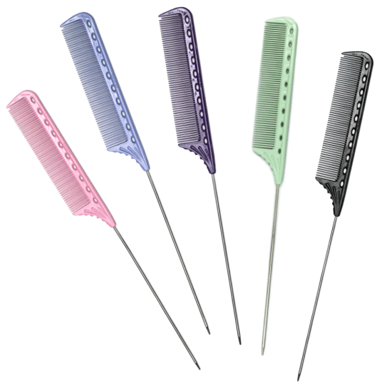 Професійний гребінець з металевим хвостиком YS-102 Tail Combs Y.S.Park Professional