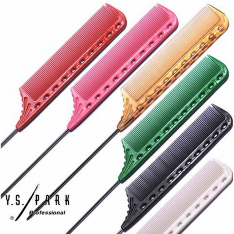 Професійний гребінець з металевим хвостиком YS-112EX Tail Combs Y.S.Park Professional