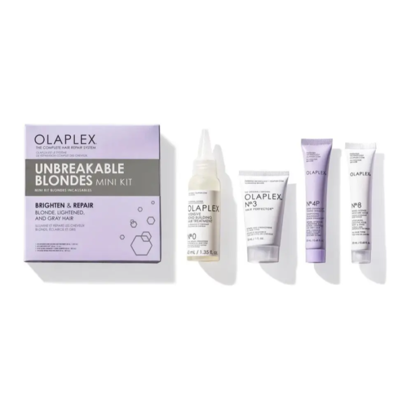 Набор миниатюр для блонда Яркость и обновление Olaplex Unbreakable Blondes Mini Kit