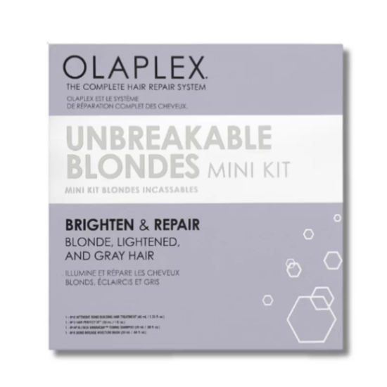 Набор миниатюр для блонда Яркость и обновление Olaplex Unbreakable Blondes Mini Kit