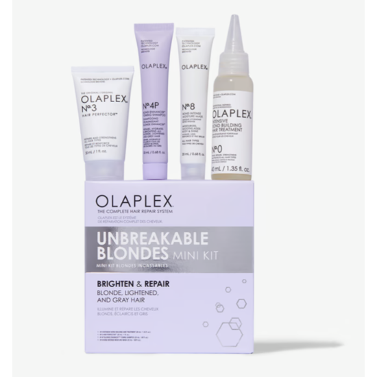 Набор миниатюр для блонда Яркость и обновление Olaplex Unbreakable Blondes Mini Kit