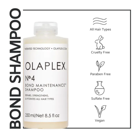 Шампунь для захисту волосся Olaplex Nº4 Bond Maintenance Shampoo 250 мл