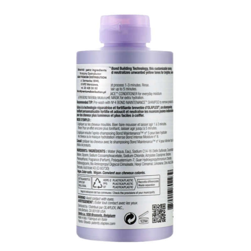 Тонирующий шампунь для волос Olaplex No.4P Blonde Enhancer Toning Shampoo 250 мл