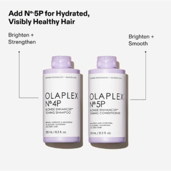 Тонирующий шампунь для волос Olaplex No.4P Blonde Enhancer Toning Shampoo 250 мл