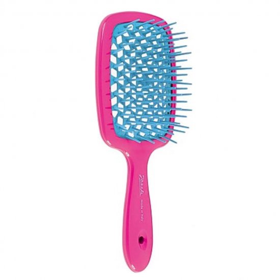 Расческа для укладки волос ORIGINAL Superbrush Janeke розово-голубая 