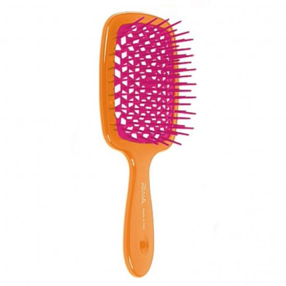 Расческа для укладки волос ORIGINAL Superbrush Janeke оранжево-розовая