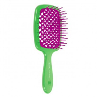Расческа для укладки волос ORIGINAL Superbrush Janeke зелено-фиолетовая