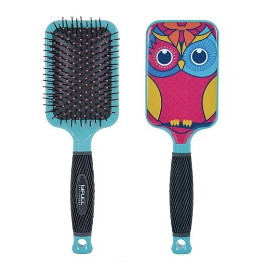 Щітка-лопатка Paddle Brashes Owl Pink BIFULL