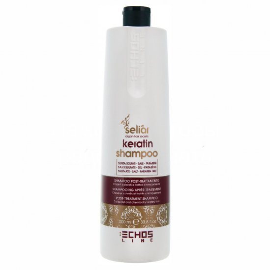 Відновлюючий кератиновий шампунь Seliar Keratin Shampoo Echosline