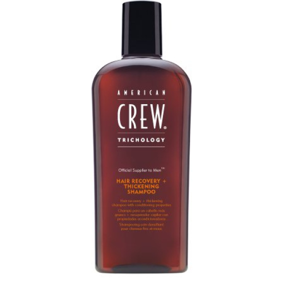 Шампунь восстановление + уплотнение волос Hair Recovery + Thickening Shampoo American Crew 250 мл