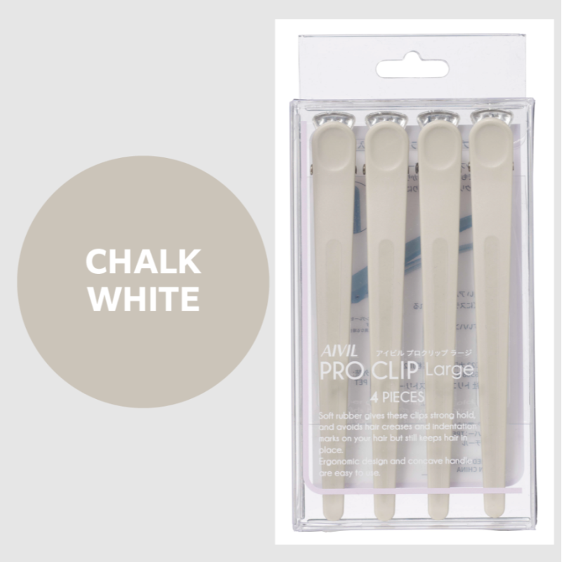 Затискач для волосся AIVIL PRO CLIP LARGE Chalk White 1 шт 