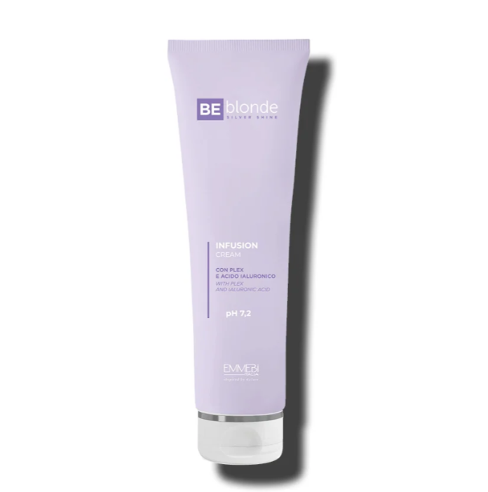 Крем-блеск для волос несмываемый Be Blonde Silver Shine Emmebi Italia 150 мл