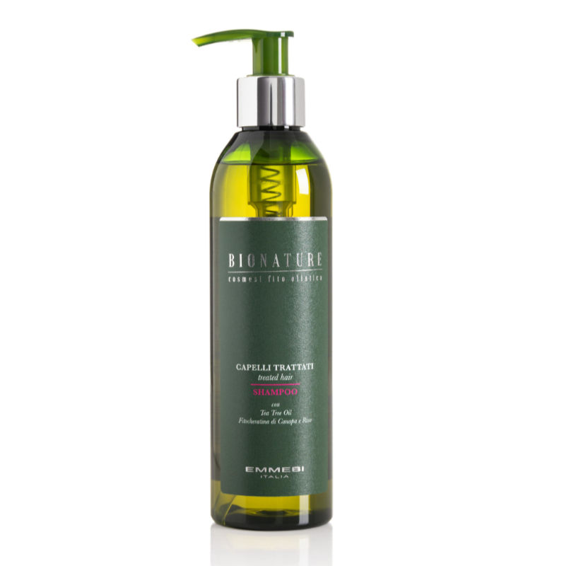 Шампунь для поврежденных волос BioNature Treated Hair Shampoo Emmebi Italia