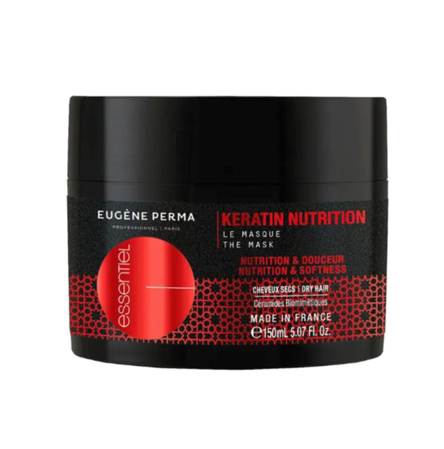 Маска з кератином для сухого волосся Essentiel Keratin Nutrition Mask Eugene Perma 250 мл Маска з кератином для сухого волосся Essentiel Keratin Nutrition Mask Eugene Perma 250 мл