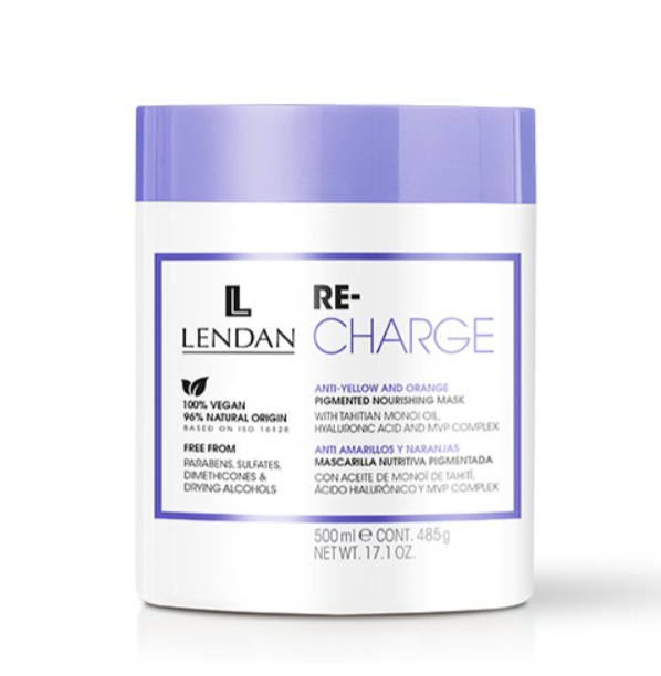 Интенсивно питающая маска против желтизны Recharge Anti-Yellow Mask Lendan 500 мл Интенсивно питающая маска против желтизны Recharge Anti-Yellow Mask Lendan 500 мл