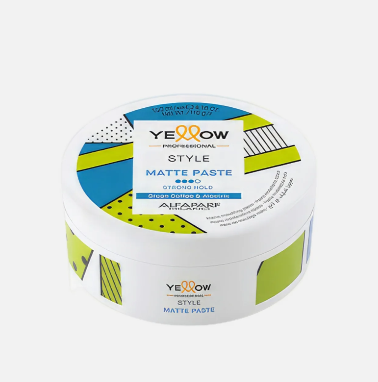 Матова паста для волосся сильної фіксації Style Matte Paste Yellow 100 мл Матова паста для волосся сильної фіксації Style Matte Paste Yellow 100 мл