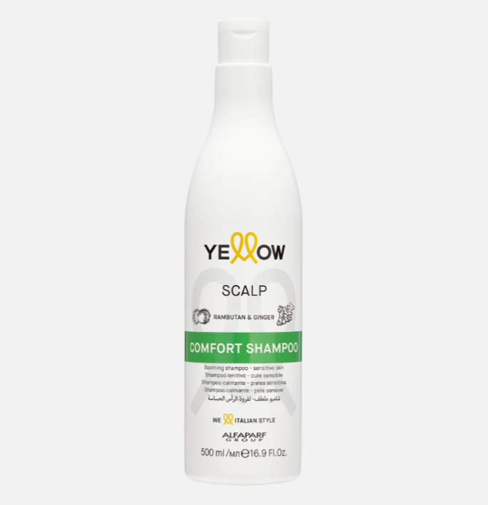 Шампунь для чутливої шкіри голови Scalp Comfort Shampoo Yellow 500 мл Шампунь для чутливої шкіри голови Scalp Comfort Shampoo Yellow 500 мл