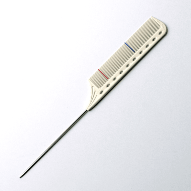 Расческа с металлическим хвостиком и разметкой YS-GT12 Guide Comb Y.S.Park Professional