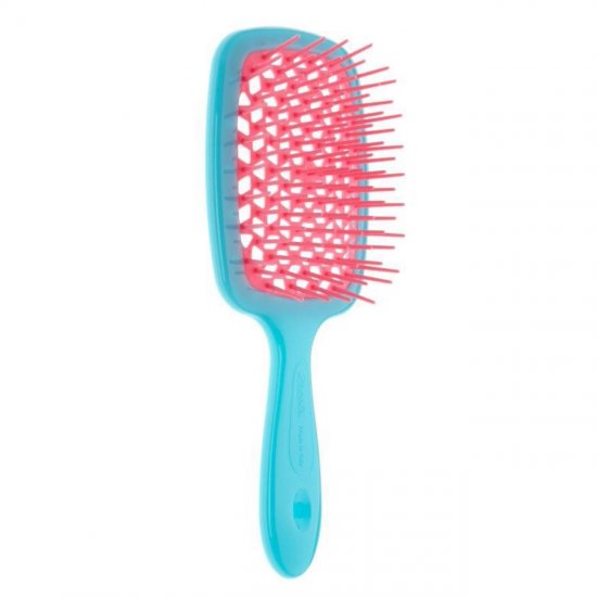 Расческа для укладки волос Superbrush Janeke голубо-розовая